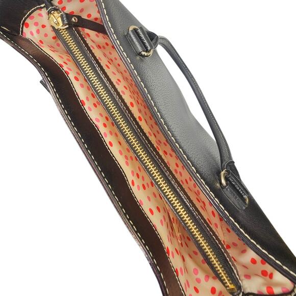 Kate Spade Black Wellesley Quinn Structured Leather Tote Purse - Picture 4 of 7